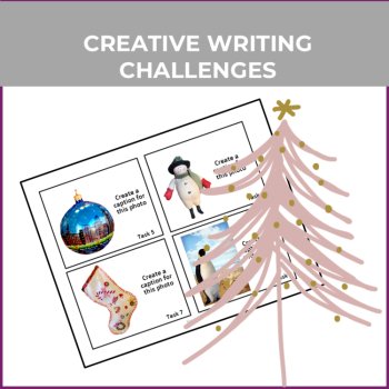 Inspiring Christmas, Winter Creative Writing Activities  | "Caption this. . .", image 4