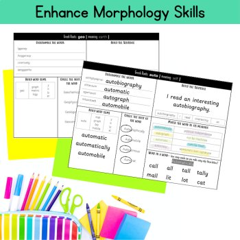 5th Grade Morphology Task Cards Greek Roots Word Work Assessment Practice ELA, image 4