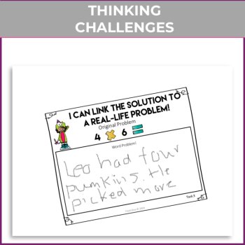 Inspiring Halloween Math Journal | Multiplication Skip Counting Writing Prompts, image 2