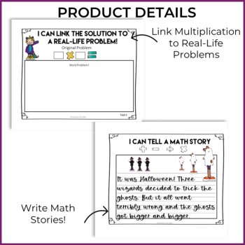 Inspiring Halloween Math Journal | Multiplication Skip Counting Writing Prompts, image 3