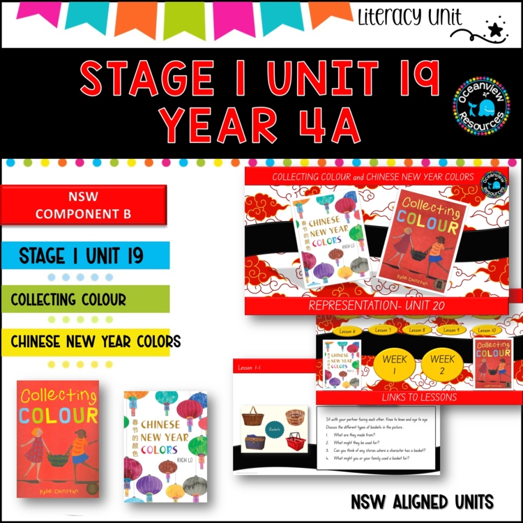 NSW DET Stage 1 English Unit 19  COLLECTING COLOUR Component B TERM 4A