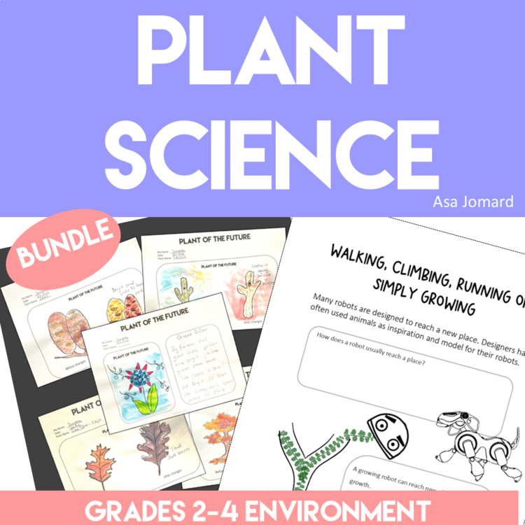 Unique STEAM Plant Science Bundle | Engaging Environmental Activities