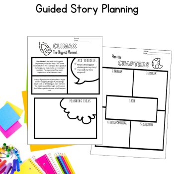 Space Graphic Novel Project Comic Book Writing Unit Visual Narrative 5th 6th, image 3