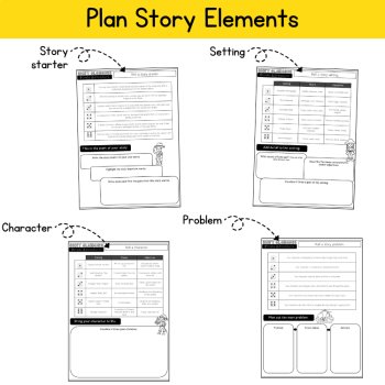 Pirate Adventure Narrative Story Writing Literacy Fiction Activity 4th 5th Grade, image 2