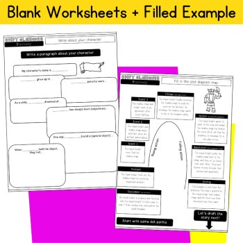 Fantasy Fun Engaging Writing Activity 4th 5th Grade Fast Finisher Low Prep ELA, image 4