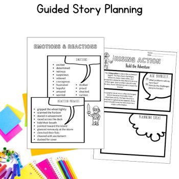 Pirate Graphic Novel Comic Book Visual Storytelling Writing Unit 5th 6th Grade, image 3