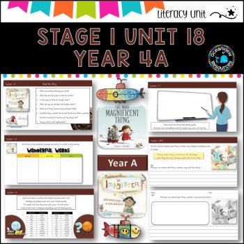 NSW DET Stage 1 English Unit 18 THE IMAGINEER, MAGNIFICENT THING  Comp B TERM 4A, image 2