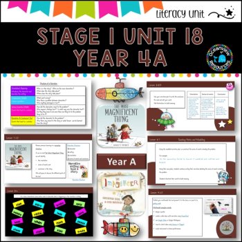 NSW DET Stage 1 English Unit 18 THE IMAGINEER, MAGNIFICENT THING  Comp B TERM 4A, image 4