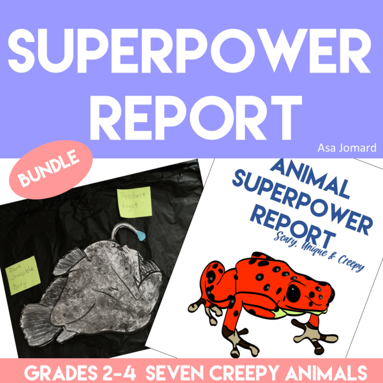 Inspiring Animal Superpower Report Bundle | Engaging Biomimicry Design Thinking