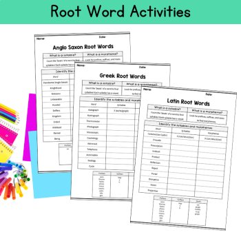 Multisyllabic Words Prefix & Suffix Practice 5th 6th Grade Morphology Etymology, image 3