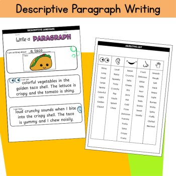 Grammatically Correct Sentences Descriptive Writing with Five Senses Grade 1 2, image 2