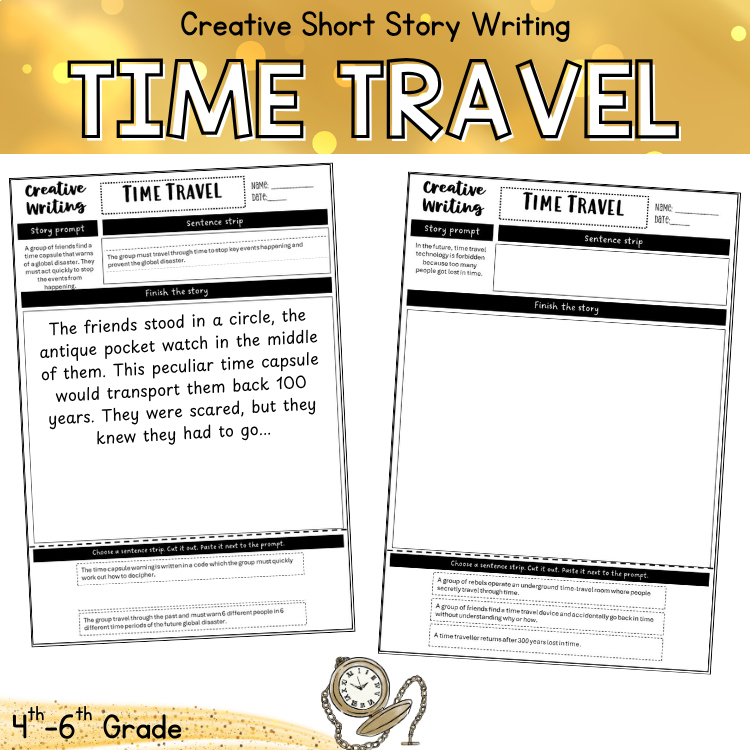 Guided Narrative Writing Scaffolds Engaging Reluctant Writers 5th 6th Grade