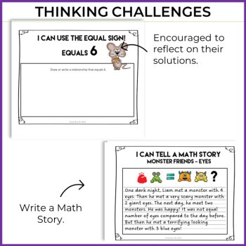 Engaging Kindergarten Grade 1  & 2 Math Journal Prompts | Back to School, image 2