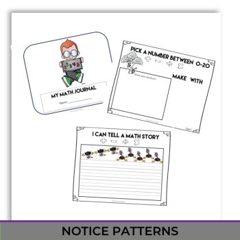 Engaging Kindergarten Grade 1  & 2 Math Journal Prompts | Back to School, image 3