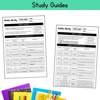 Morphology Worksheets Multisyllabic 4th 5th Grade Prefix Suffix Affixes Passage, image 3