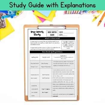 Multisyllabic Base Word Prefix Suffix Reading Passage 4th 5th Grade Morphology, image 4