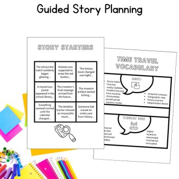 Graphic Novel Comic Book Unit Writing Project 5th 6th Grade Reluctant Writers, image 3