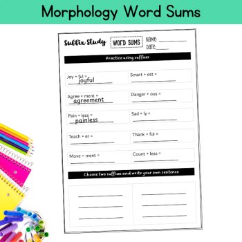 Suffix Short Reading Morphology Passages 3rd 4th Grade Small Group Materials, image 3