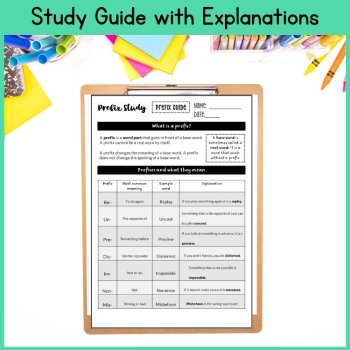 Prefixes 4th 5th Grade Morphology Passages Science of Reading Literacy Centers, image 4