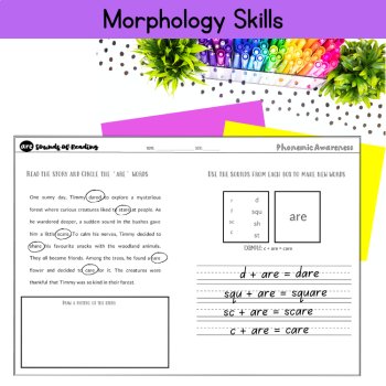 air ear are aw Blends Spelling Practice 2nd 3rd Grade Phonics Review Worksheets, image 3