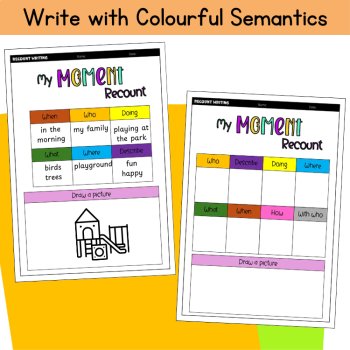 Colourful Semantics Holiday Recount Descriptive Writing using the 5 Senses, image 2