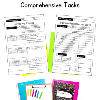 Personification Unit Reading Passages & Writing Activities 5th 6th 7th Grade, image 3