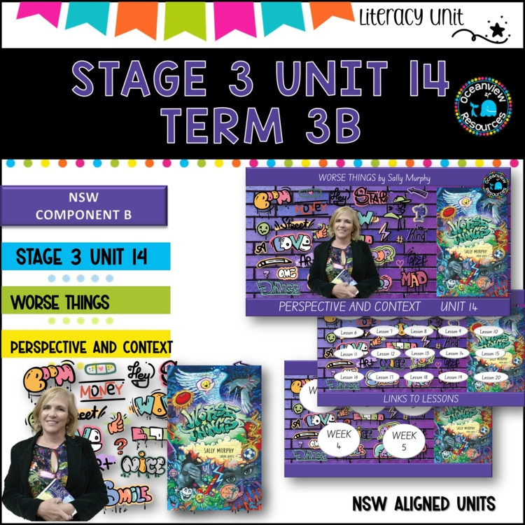 WORSE THINGS -NSW DET Stage 3 Unit 14 Term 3B Year B Component B NSW DET /NESA