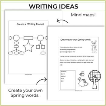 Inpiring Spring Activities Bundle | Engaging Math Journal Prompts and Games, image 4