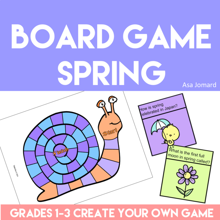 Fun Spring Activity | Design & Play Board Games