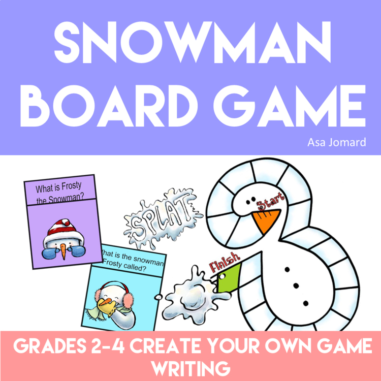 Engaging Winter Activities | Make a Snowman Board Game