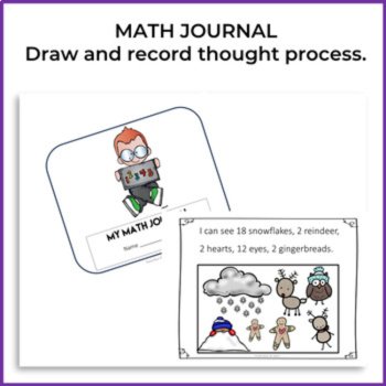 Engaging Winter Math Journal Prompts | Explore Numbers 0 - 20, image 2