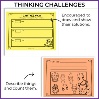 Engaging Winter Math Journal Prompts | Explore Numbers 0 - 20, image 3