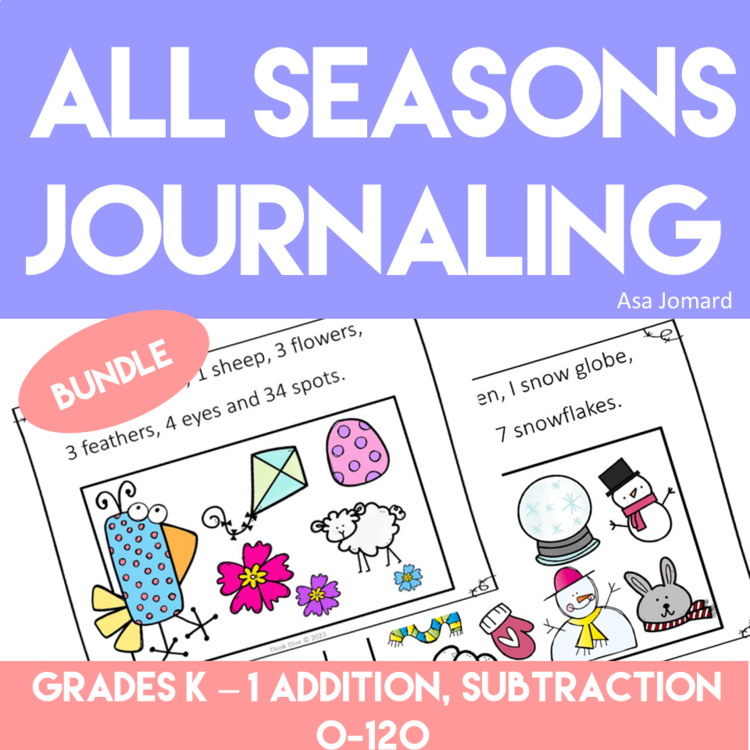 Inspiring Math Journal Prompts Bundle | Common Core Aligned