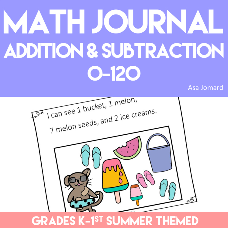 Engaging Summer Math Journal Prompts | Explore Numbers 0-120