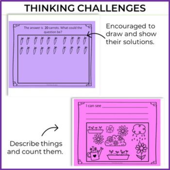 Engaging Spring Math Journal Prompts | Explore Numbers 0-120, image 3