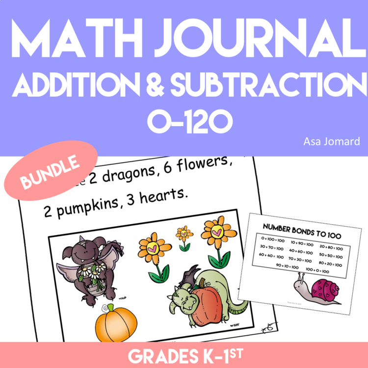 Inspiring Math Journal Prompts Bundle | Fun Number Challenges for the Whole Year