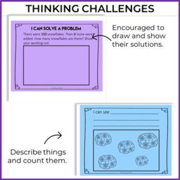 Engaging Winter Math Journal Prompts | Explore Numbers  0-120, image 3