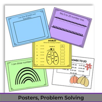 Easy to Use Math Journal Prompts | Explore Numbers 0 - 20, image 4