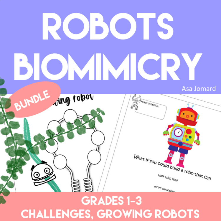 Engaging Robot Activities Bundle | Inspiring Biomimicry Challenges