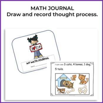 Engaging Math Journal Prompts | Explore Numbers 0 - 20 Pet Themed, image 2