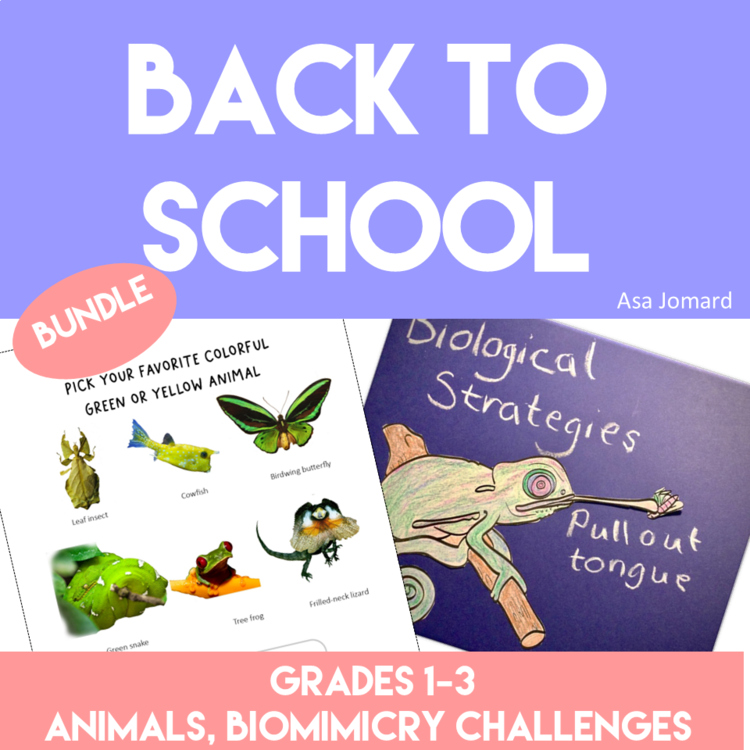 Inspiring Animal Bundle | Back to School Biomimicry Design Challenges