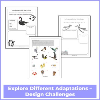 Engaging Animal Adaptation Activities  Bundle | Fun Biomimicry Challenges, image 2