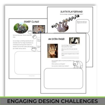 Engaging Animal Adaptation Activities  Bundle | Fun Biomimicry Challenges, image 4