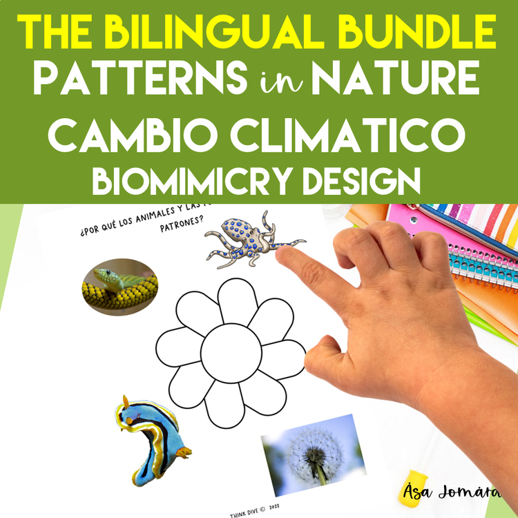 The Bilingual Bundle English & Spanish | Patterns in Nature Biomimicry