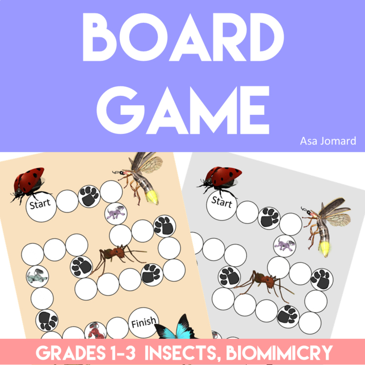 Fun Biomimicry Board Game | Inspiring Invention Quilt Activity