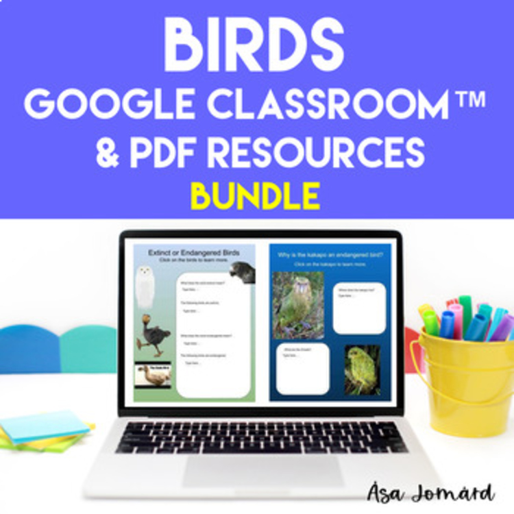 Bird Bundle | Biomimicry Life Cycle Design Inspired Nature Compatible with NGSS