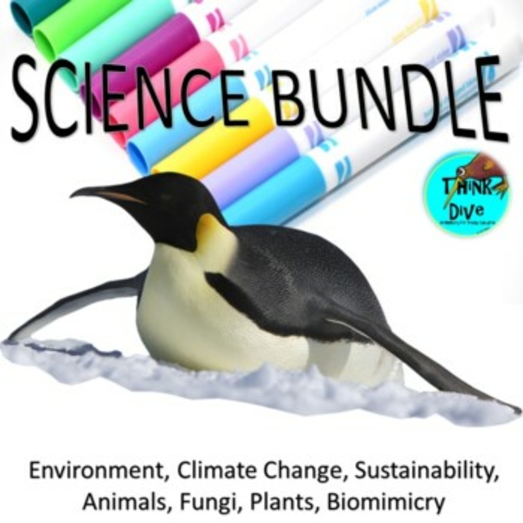 Science Bundle | Google Classroom™ Biomimicry Design Inspired by Nature