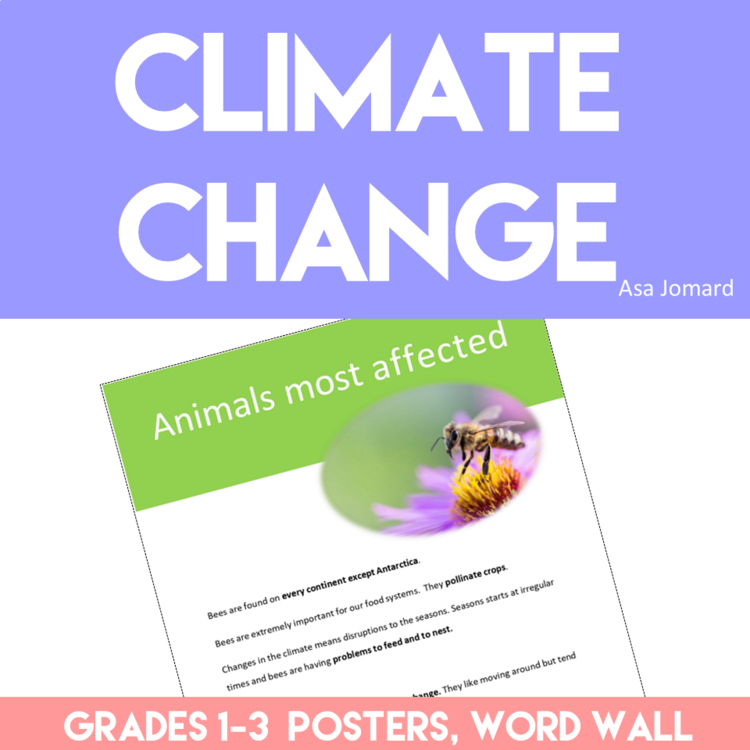 Engaging Climate Change Posters Wordwall