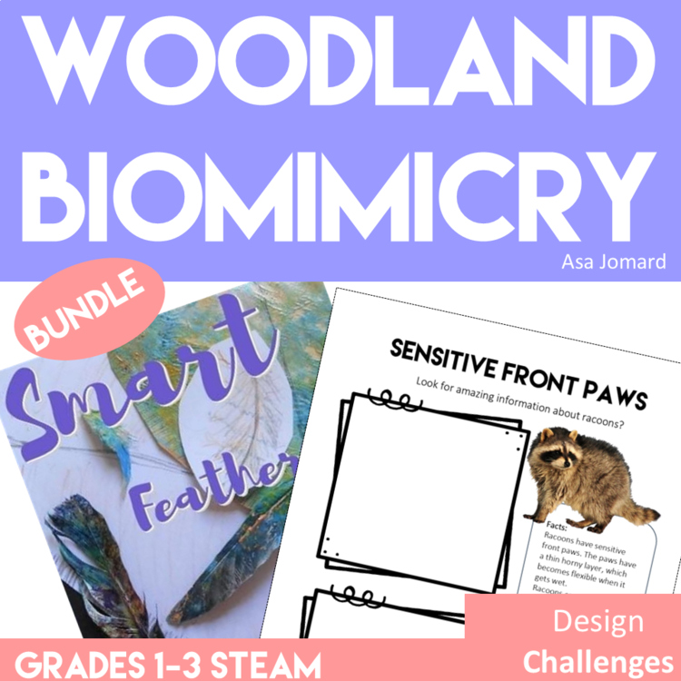 Engaging Woodland Animal and Plant Activities Bundle | Inspiring Biomimicry