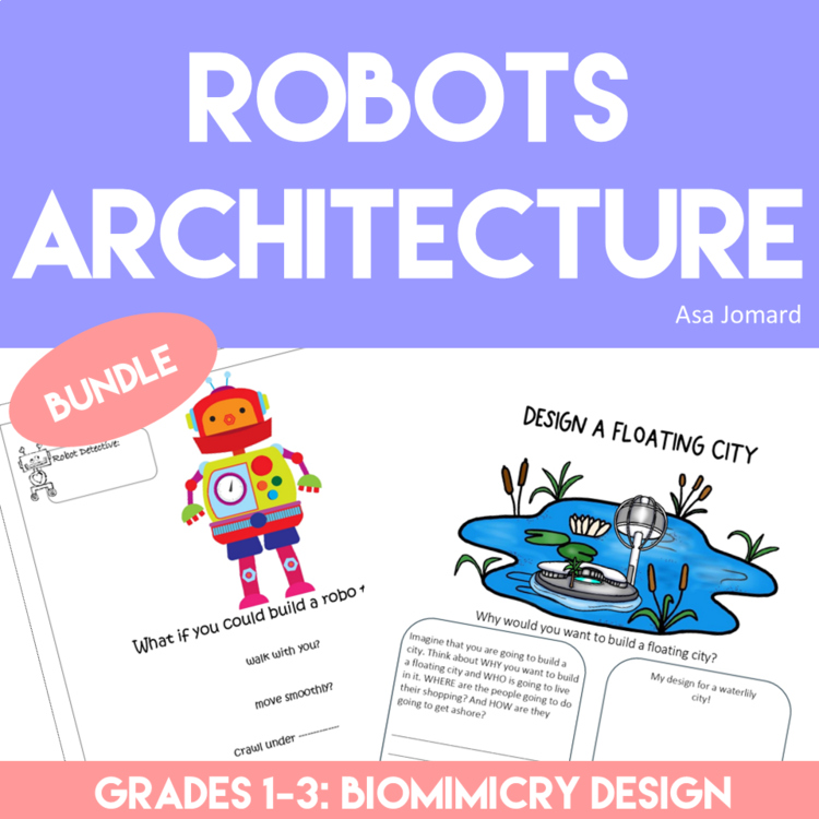 Unique Biomimicry Design Bundle | Inspiring Robot and Architecture Challenges